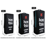 KOETSU 80L/ 105L Travel for Iatable Paddleboard Stand Up Carrying Bag Sap SUP Board Shoulder Backpack