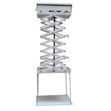 150Cm Motorized Scissor Projector Lift Remote Control Electric Ceiling Mount Bracket for Cinema Church Hall School