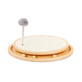 Cat Scratcher Kitten Interactive Toy Scratching Pad With Ball Track Spring Ball For Chasing Hunting