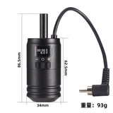 2023 Newest Ambition  Tattoo Battery Power Supply RCA Interface 1650mAh portable LCD Display For Rotary Machine Fast Charger