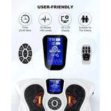 Creliver Foot Stimulator - FSA/HSA Eligible with EMS & TENS for Pain Relief and Circulation. Electric Feet and Legs Massager.