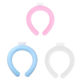 Cooling Collar Reusable Ice Neck Cool Wearable Body Cooling Products For Outdoor Indoor, Relief For Summer Pink