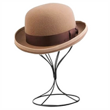 2 Pieces Modern Metal Stands Durable Stable Cap Wigs Holder Display Adult Rack Hat Model Stand