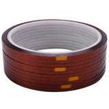 10 rolls 33mx3mm Resistant Heat Temperature Adhesive Tape Sublimation Mug Tape,Brown color