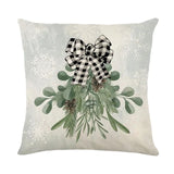 Christma Home Decor New Year 2025 Sofa Car Cushion Cover 45x45cm Christmas Pillowcase Xmas Tree Elk Snowman en Pillow Case