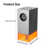 40W/80W Engraving Head Laser Module Built-in Pump with Air Auxiliary Function For woodworking