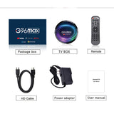 G96max x4 TV Android 11 4GB 128GB S905X4 HD 8K BT4,0 2.4G&5G Wifi Media Player Set Top Box