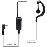 EEK019 walkie talkie with active AI noise cancelling G-type earphones and K-head dual PTT