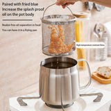Stainless Filter Fine Mesh Tank Container Jug Large Capacity Storage Can Oil Strainer Pot Kitchen Cooking Tools