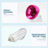 Mist Steaming Hot And Cold Double Spray Sprayer Humidification Face Steamer Home Facial Spa