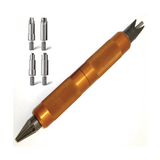 Case Prep Multitool,Case Chamfer Deburring Hand Tools Reloading, Primer Pocket Cleaners Reamers for Removing Crimps