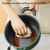 1pc Saucepan, Soup Pot, Non Stick Pot, Double Ear Stew Pot, Multi-purpose Pot For Cooking Soup And Noodles
