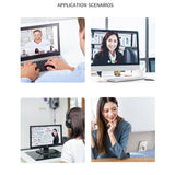 6500K Fill Light LED Video Conference Light Cube Laptop Computer Webcam Light Zoom Call Lighting with Clip for Live Streaming