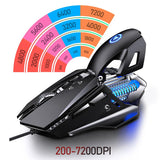 G10 Gaming Mechanical Wired Gaming Mouse Macro Programming Pressure Gun Glowing