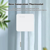 16A Smart Radiator Thermostat Temperature Controller with Six Modes 90-250V Electric Heating Control Support Electricity