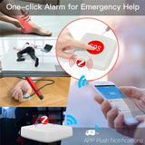 TUYA ZigBee SOS Sensor Alarm Elderly alarm Waterproof Emergency Panic Button Tuya Smart Life App Remote Control