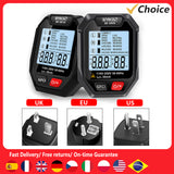 Intelligent Socket Handheld Voltage Tester RCD Leakage Detection Tool LCD Display with Voice Broadcast Automatic Function