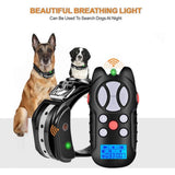 Electric Training Waterproof Dog Bark Collar Pet with Remote Control Rechargeable Anti Barking Device All Size Dogs
