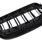 Top-6X Grill Grille Gloss Black Kidney Sport For F10 F18 F02 F11 M5 10-15 Dual Slat