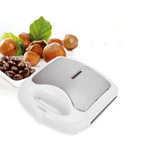 Electric Walnut Cake Maker, Automatic Mini Nut Waffle Bread hine, Sand Iron Toaster, Breakfast Pan Oven, EU Plug, 750W