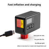 OFFFBONDAGE 120 PSI Portable Pocket Bike Electric Air Pump MINI Fast Rechargeable Compressor Tire Iator For Bicycle Digital