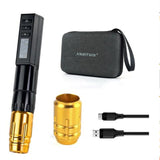 2022 New Ambition hunter wireless Tattoo pen machine 1650mAh Lithium Battery Power Supply LED Digital for body art