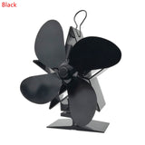 Home Fireplace Fan 4 Blades Fireplace Fan Heat Powered Heating Stove Fan Fireplace Fan Wood Stove Fireplace Fan Heating Fan