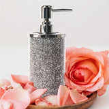 2pcs Glass Soap Dispenser Set, Countertop Lotion Bottle With Pump, Bathroom Lotion Liquid Soap Dispenser, Refillable Empty Bottle For Shampoo Shower Gel Hair Conditioner, Bathroom Accessories