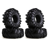 4PCS 140MM 2.2 Rubber Tires Wheel Tyres For 1/10 RC Crawler Car Axial Wraith SCX10 Capra Traxxas TRX4 TRX6 D90