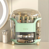 1pc Dust-Proof Cosmetics Storage Box with Drawer - Large Capacity Organizer for Skin Care Products and Finishing Shelf