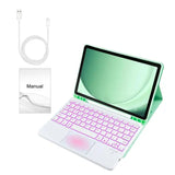 Case Latency-free Colorful Backlit Keyboard Cover for Samsung Tab A9 Plus Wireless Bluetooth with Protective