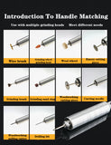 220V 800W High-Power Bench Electric Eoodworking Jade Carving Polishing hine Grinder 0.3-4mm Flexible Shaft Handle