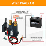 12V/24V Dc 500A Disconnect for Car Truck Rv Camper Battery Switch Isolator with Wireless Remote Control