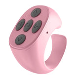 Phone Selfie Controller Wireless Page Turning Cellphone Ring Rechargeable Short Video Smartphone Flipping Button