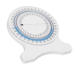 Physical Therapy Inclinometer Bubble Inclinometer Good Sealing Dial Scratch Proof Range of Motion Measuring Tool