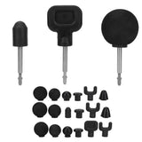 3 Types 6-In-1 Fascia Gun Massager head Set Relax Relief Pain Fatigue Soothing Meridian EVA Body Massage Head Household New