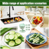 Vegetable Pasta Fries Pump Manual Water Salad Spinner Fruit Drain Basket Dryer Hand Crank Kitchen Gadget