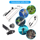 120-in-1 Action Kit Sports Camera Accessories Set with Carrying Case Replacement for GoPro Hero 12/11/10/9