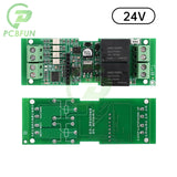 DC12/24V Brush Motor Driver Controller Forward Reverse Module 433Mhz Wireless Remote Control Board overcurren/Blocking Stop 1-8A