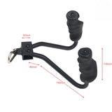 Double Row Handle Cable Attachment Fiess Equipment V Bar Grip for Women Men Home Gym Tricep Muscle Building Bicep Curl