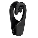 Rail Mount Boat Fender Hanger Hook Quick Release Professional Versatile Adjuster e Clip 32mm Black