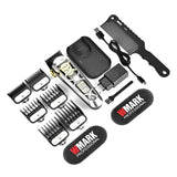 WMARK NG-130 Patented Design Wireless Charging Clipper Professional Barber Tools Type-C Interface Hair Cutter with Base