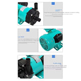 MP-100R Electromagnetic Water Pump Large Capacity Seawater Desalination Silver Recovery Washing Drive Circulation Magnetic Pump