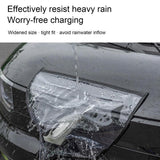 Plug Magnet Transparent Cover For Electric Vehicle Waterproof EV Charger Port Covers Car Charging Accessories