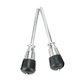 2x Metal or Tom Legs Stable Non Slip DIY Easy to Install Professional Drum Parts Accessories Percussion Instrument