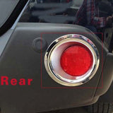 Top-Car Rear Fog Light Lamp Frame Trim For Nissan X-Trail T31 2008-2011 Tail Foglight Cover Car Styling Accessories