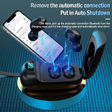Tws New Wireless Headphones Dual Ear Mini Sport Intelligent Led Digital Display Sports Games Bluetooth 5 Sound
