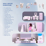 23 Pcs Kit Mini Furniture Decoration Set Miniature Dollhouse Accessories For Kid Gifts