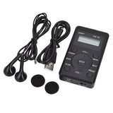 Portable DAB+ Radio with Digital Display and Built-In Battery