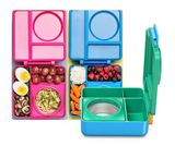 Children carry a thermal lunch box